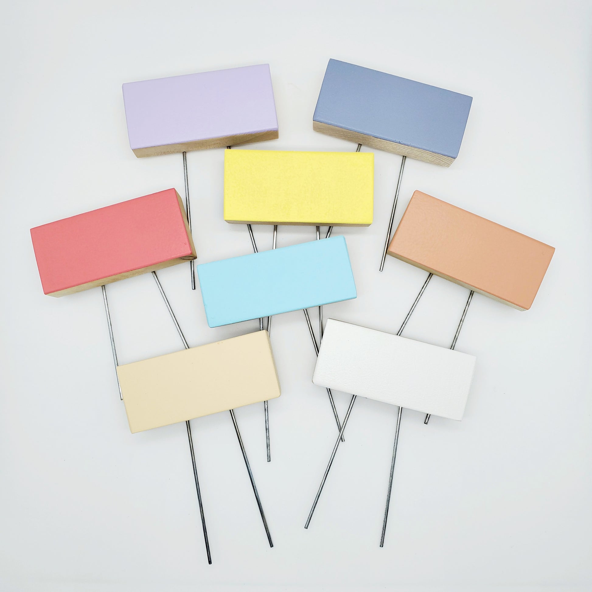 color garden markers