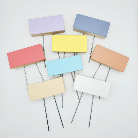 color garden markers