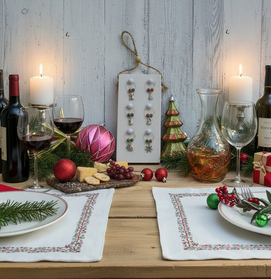 Christmas Wine Glass Charms